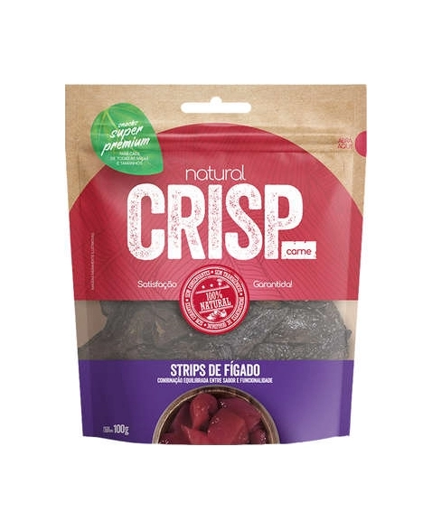 NATURAL CRISP 100G - STRIPS DE FIGADO