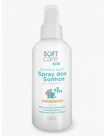 SOFT CARE BABY BANHO A SECO SPRAY DOS SONHOS 120ML