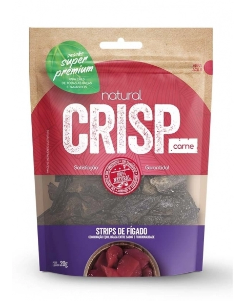 NATURAL CRISP 20G - STRIPS DE FIGADO