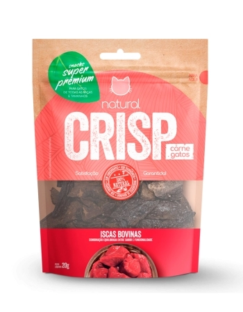 NATURAL CRISP GATOS 20G - ISCAS BOVINAS