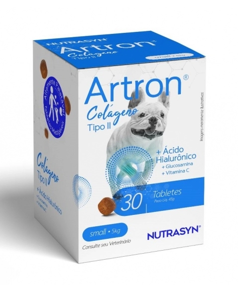 NUTRASYN ARTRON COLAGENO TIPO 2 SMALL SIZE 5KG - 30 TABLETES