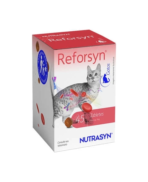 NUTRASYN REFORSYN PLASMA GATO - 45 TABLETES