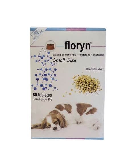 NUTRASYN FLORYN ANTI ESTRESSE SMALL SIZE 5KG - 60 TABLETES