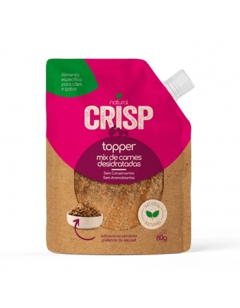 NATURAL CRISP TOPPER 80G - MIX DE CARNES