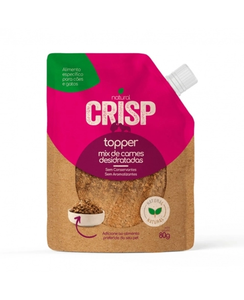 NATURAL CRISP TOPPER 80G - MIX DE CARNES