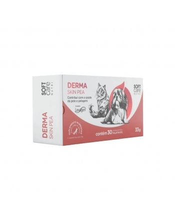 SOFT CARE DERMA SKIN PEA PELE E PELO - 30 COMPRIMIDOS