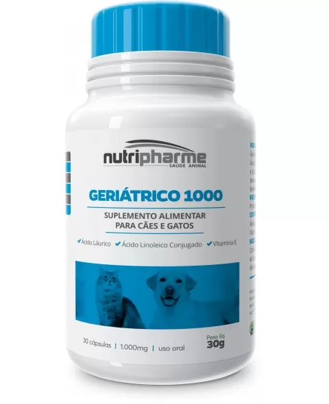 NUTRIPHARME GERIATRICO 1000 30 CAPSULAS